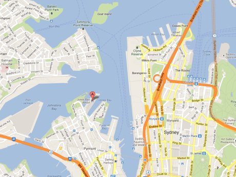 Jones Bay Wharf - Google Maps Location