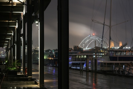 Rainy Night on Jones Bay Wharf 3