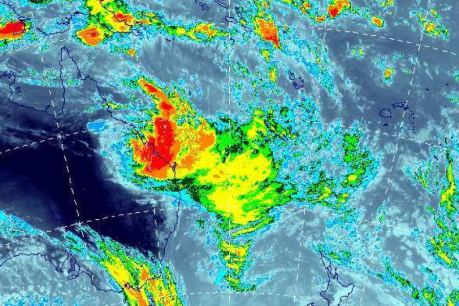 Cyclone Oswald Satellite Image - SE Queensland