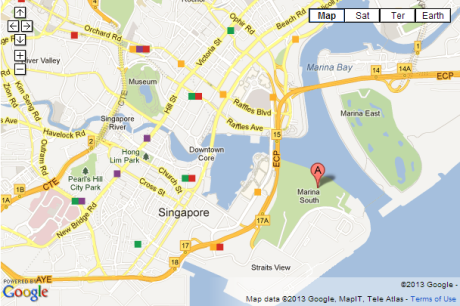 Google Maps - Gardens by the Bay